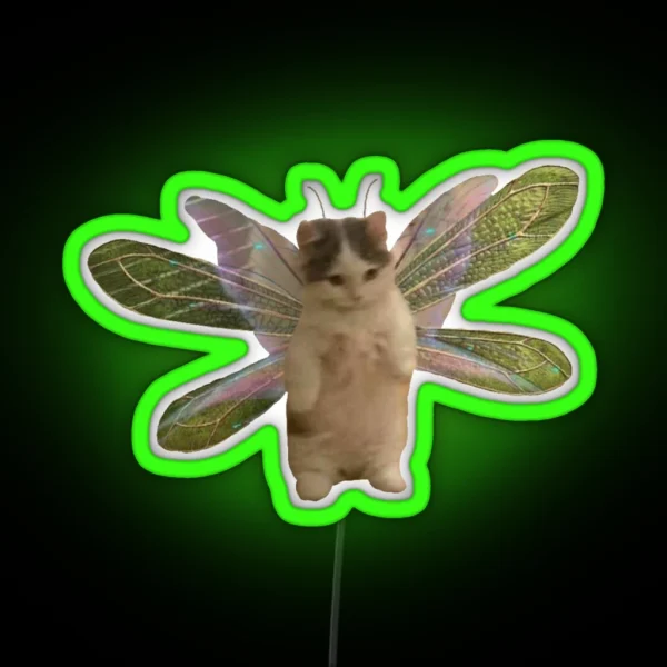 Fairy Cat RGB Neon Sign