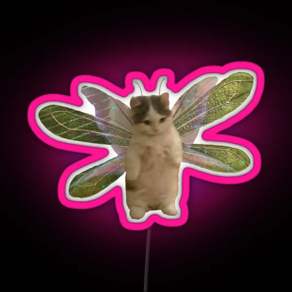 Fairy Cat RGB Neon Sign