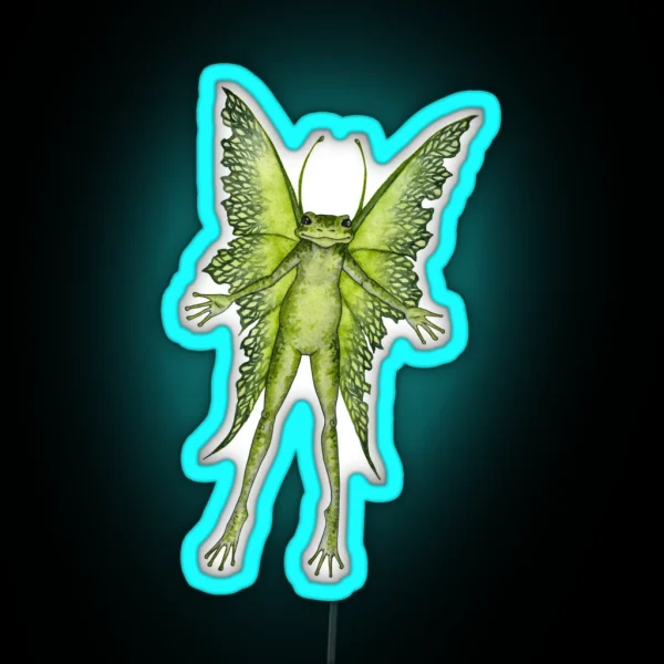 Fairy Frog RGB Neon Sign