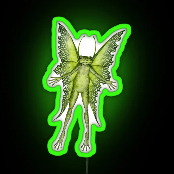 Fairy Frog RGB Neon Sign