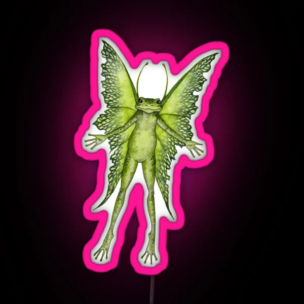 Fairy Frog RGB Neon Sign