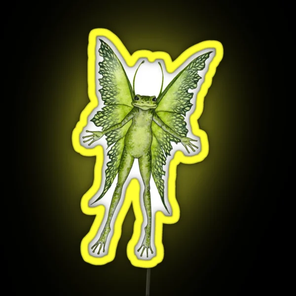 Fairy Frog RGB Neon Sign