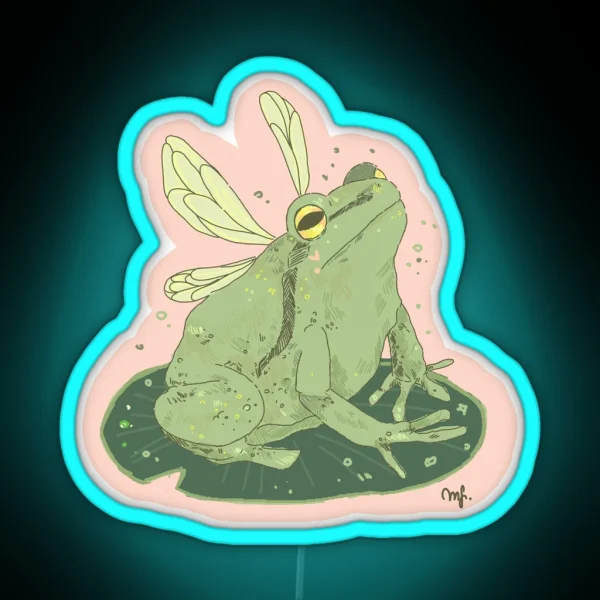 Fairy Froggie RGB Neon Sign