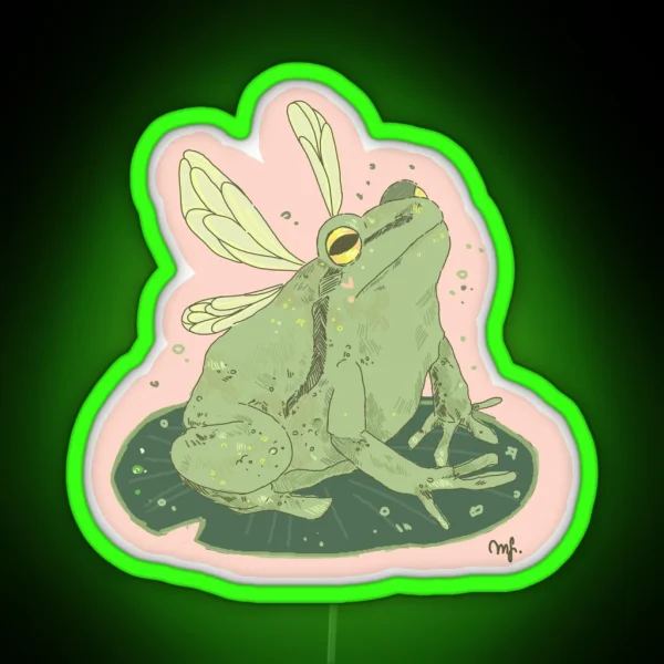 Fairy Froggie RGB Neon Sign