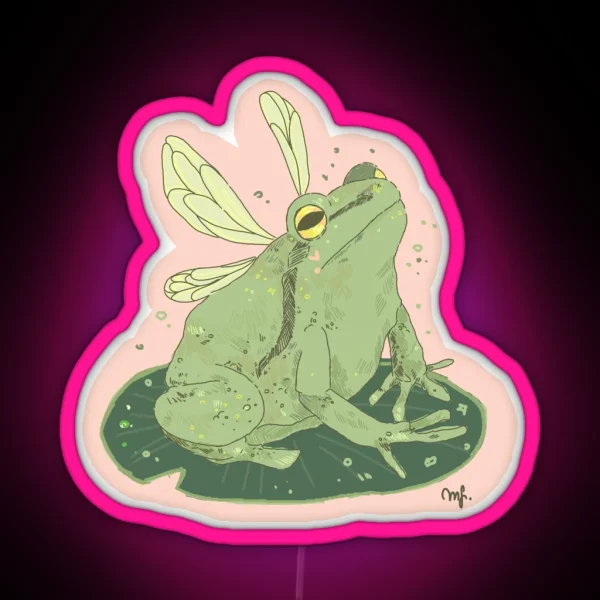 Fairy Froggie RGB Neon Sign