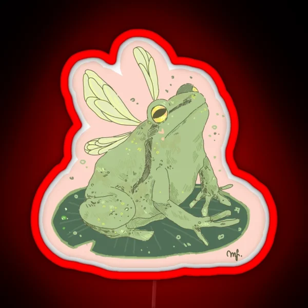Fairy Froggie RGB Neon Sign