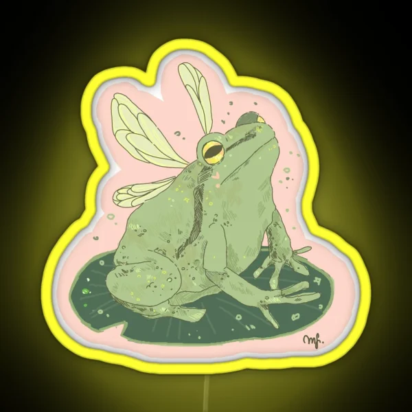 Fairy Froggie RGB Neon Sign