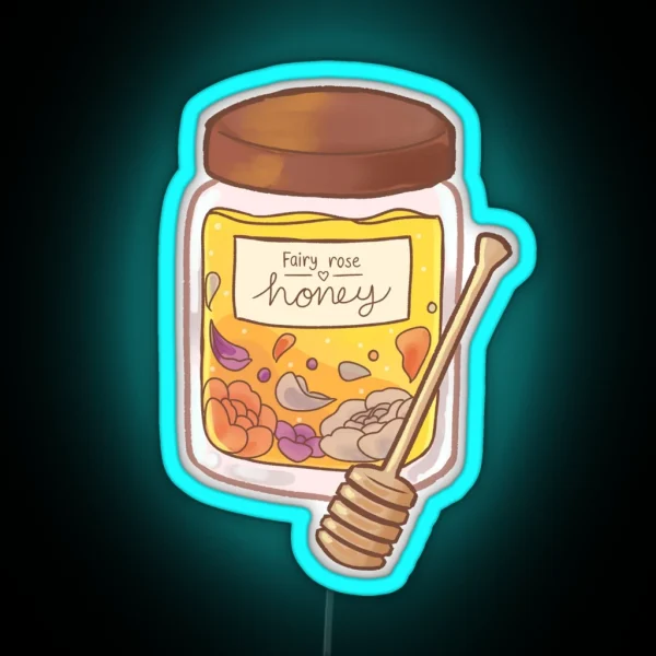 Fairy Rose Honey RGB Neon Sign