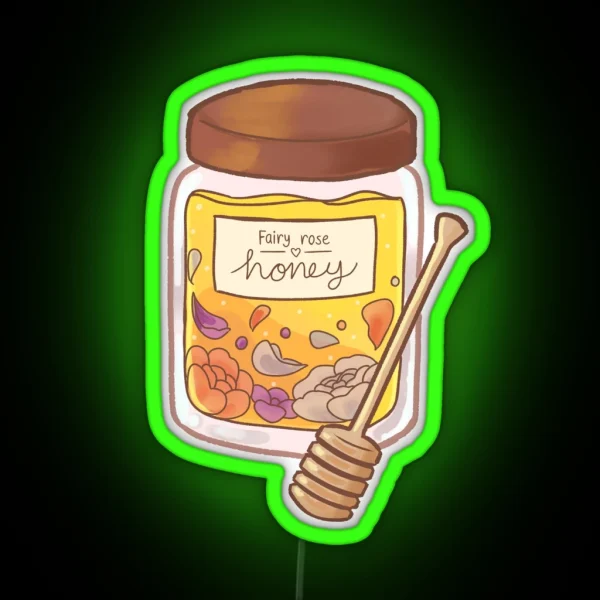 Fairy Rose Honey RGB Neon Sign