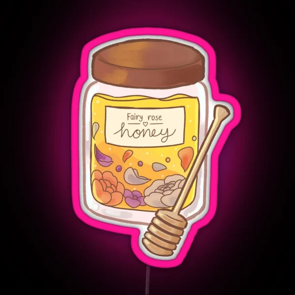 Fairy Rose Honey RGB Neon Sign