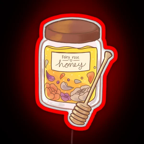 Fairy Rose Honey RGB Neon Sign