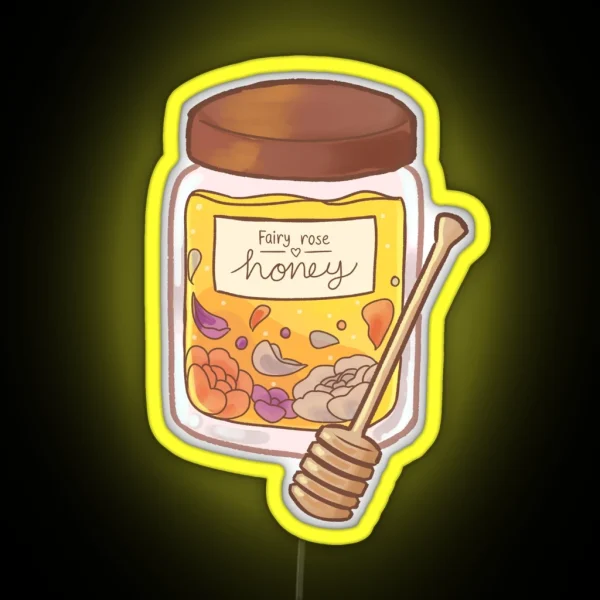 Fairy Rose Honey RGB Neon Sign