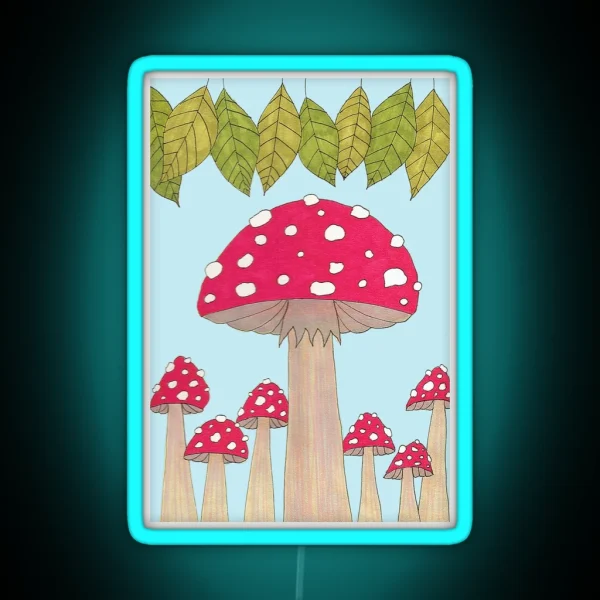 Fairytale Toadstools RGB Neon Sign