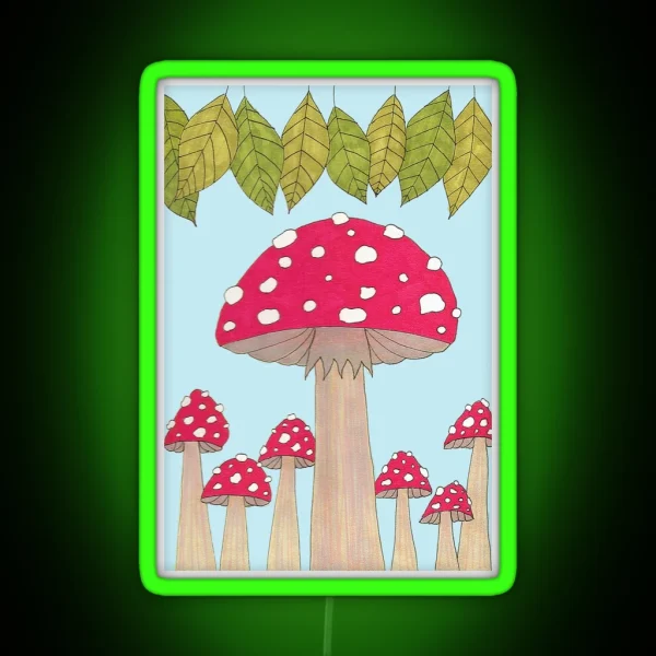 Fairytale Toadstools RGB Neon Sign