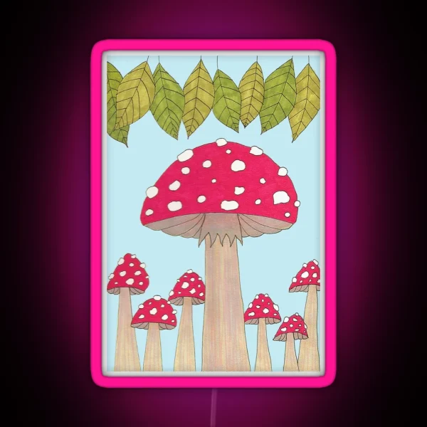 Fairytale Toadstools RGB Neon Sign