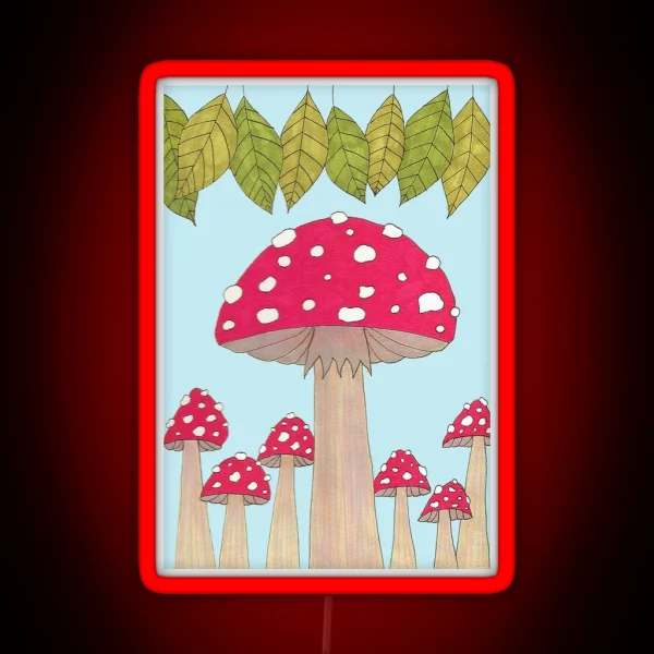 Fairytale Toadstools RGB Neon Sign