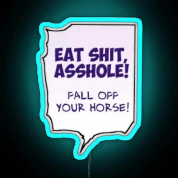 Fall Off Your Horse Led RGB Neon Sign