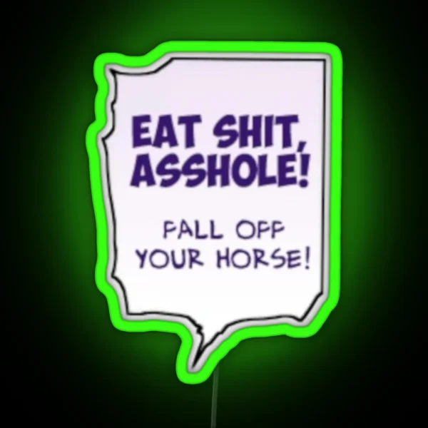 Fall Off Your Horse Led RGB Neon Sign