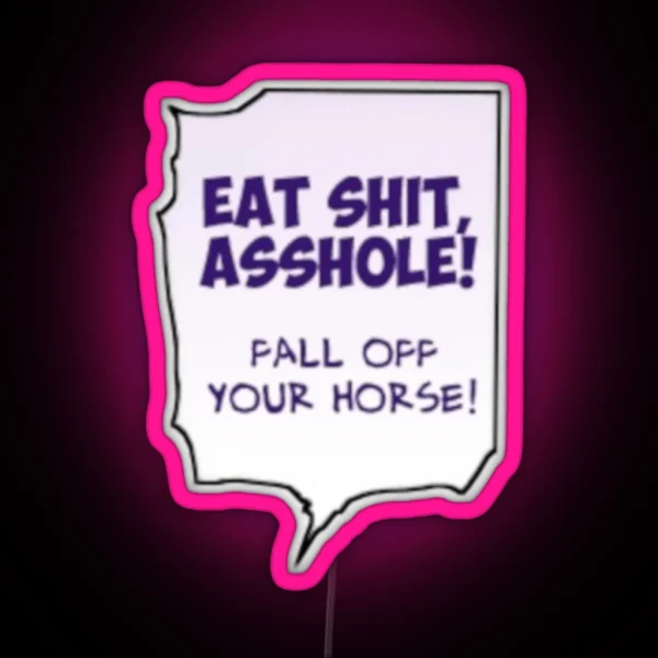 Fall Off Your Horse Led RGB Neon Sign