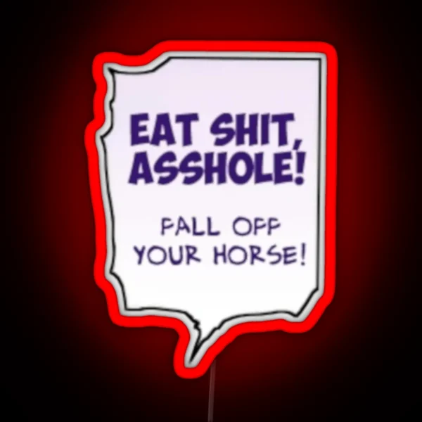 Fall Off Your Horse Led RGB Neon Sign