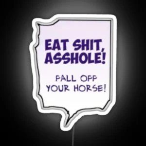 Fall Off Your Horse Led RGB Neon Sign