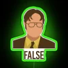 False Dwight RGB Neon Sign - Image 3