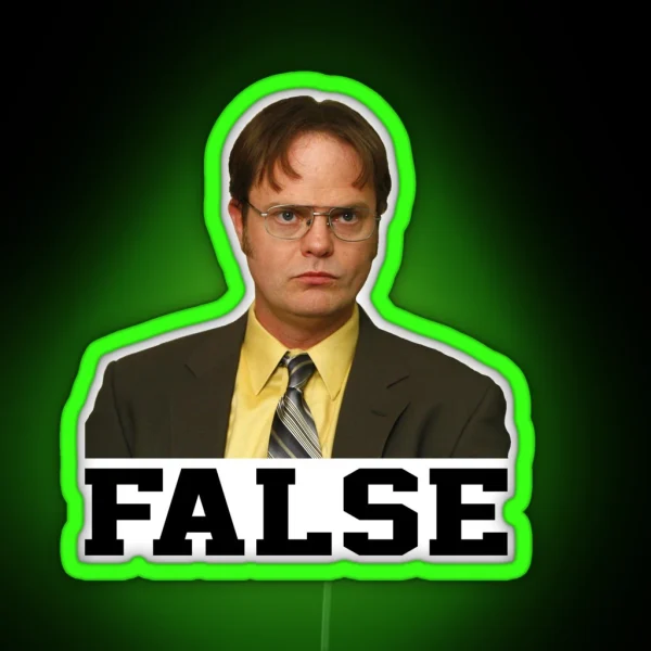 False RGB Neon Sign