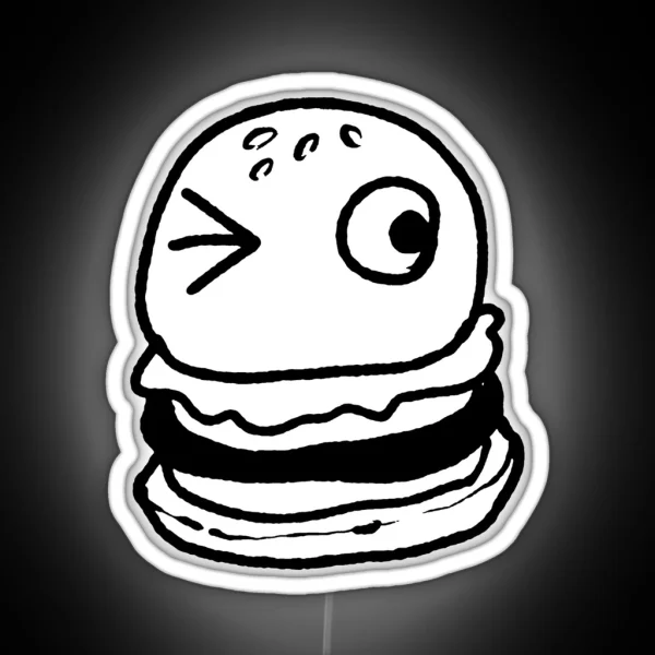 Family Burger RGB Neon Sign