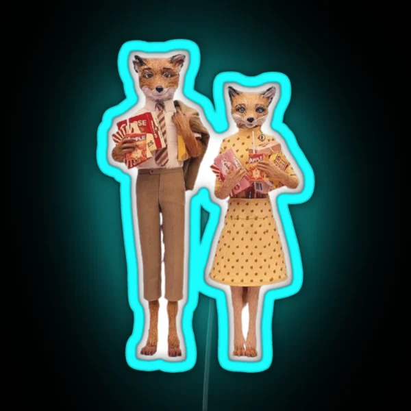 Fantastic Mr Fox RGB Neon Sign