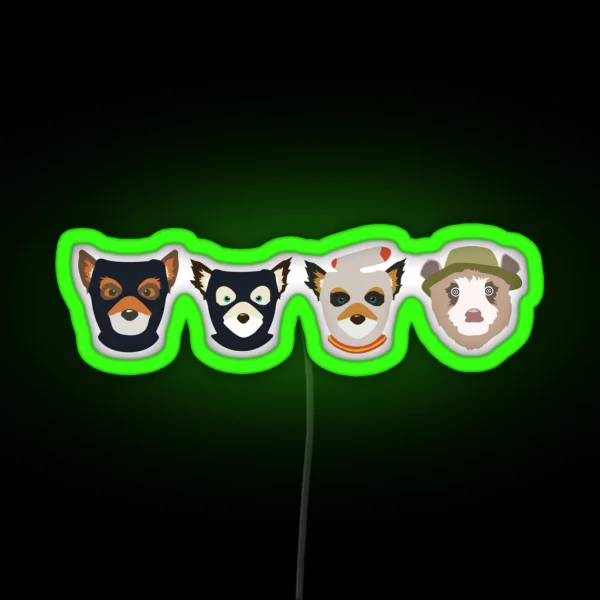Fantastic Mr Fox RGB Neon Sign