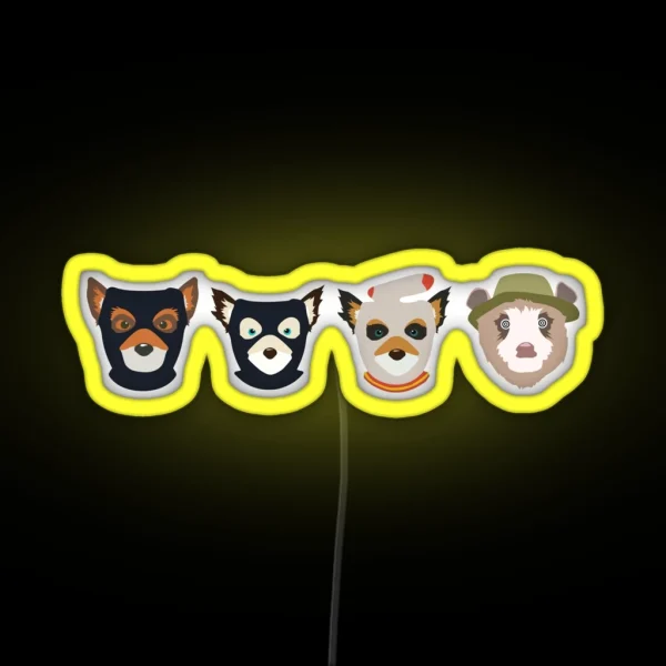 Fantastic Mr Fox RGB Neon Sign