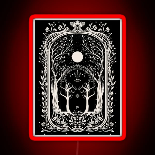 Fantasy Gate To Moria RGB Neon Sign