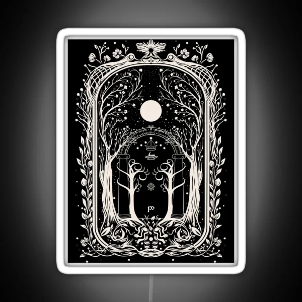 Fantasy Gate To Moria RGB Neon Sign