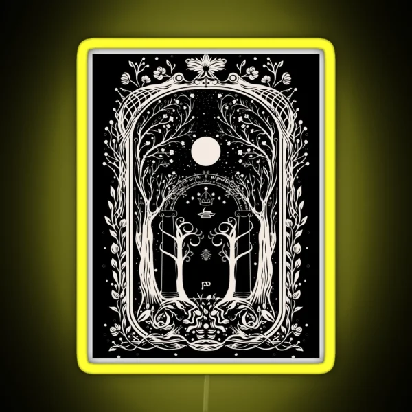Fantasy Gate To Moria RGB Neon Sign