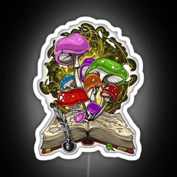 Fantasy Magic Mushrooms RGB Neon Sign
