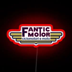 Fantic Motor Ciclomotori E Moto RGB Neon Sign