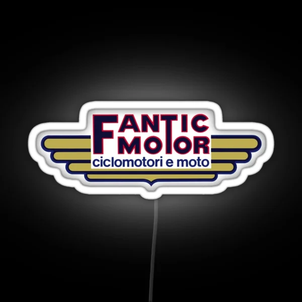 Fantic Motor Ciclomotori E Moto RGB Neon Sign