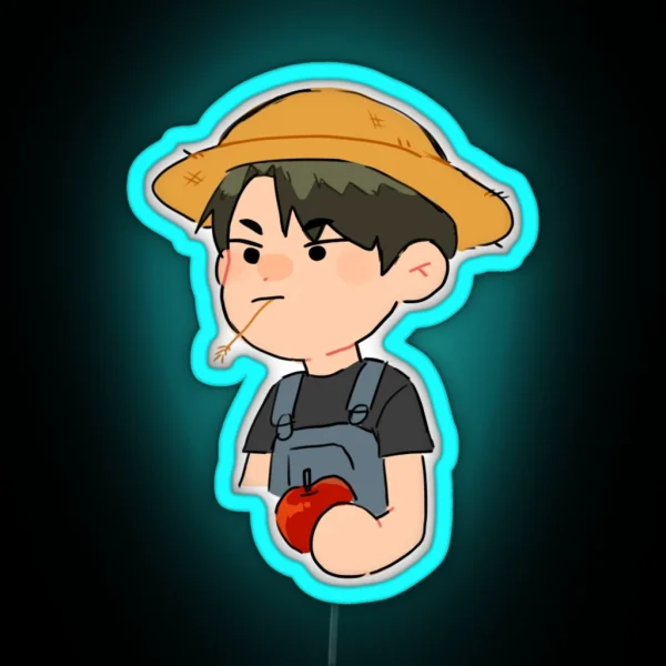 Farmer Boy Ushijima RGB Neon Sign