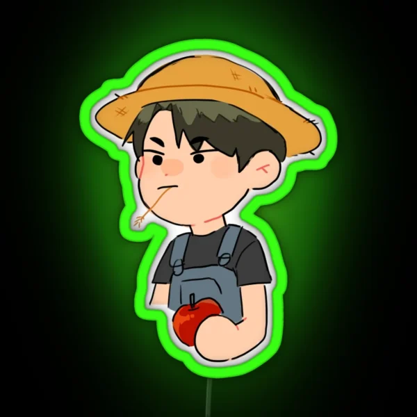 Farmer Boy Ushijima RGB Neon Sign
