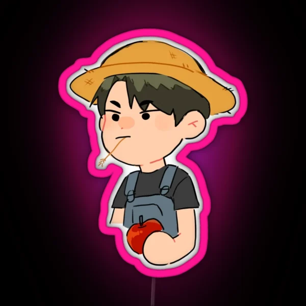 Farmer Boy Ushijima RGB Neon Sign