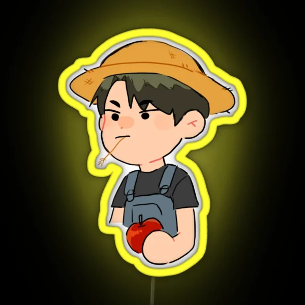 Farmer Boy Ushijima RGB Neon Sign