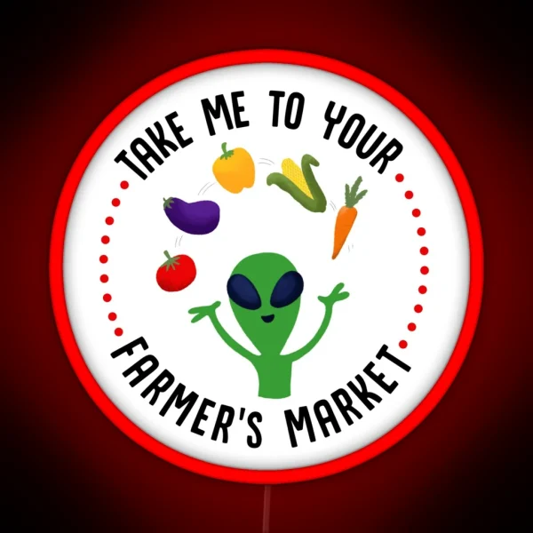 Farmer S Market Alien RGB Neon Sign