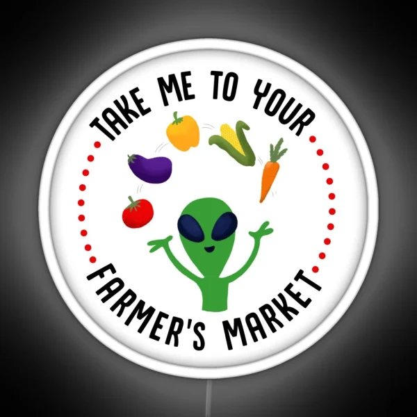 Farmer S Market Alien RGB Neon Sign
