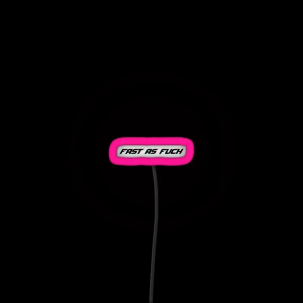 Fast As Fuck Glitched Cool Helmet Led RGB Neon Sign