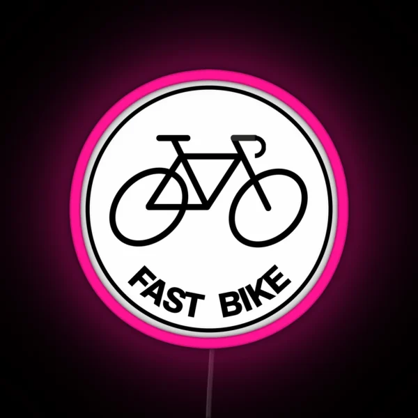 Fast Bike Led RGB Neon Sign