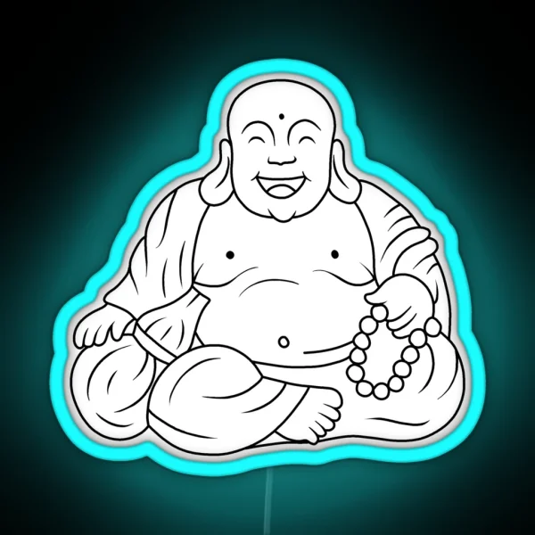 Fat Buddha RGB Neon Sign