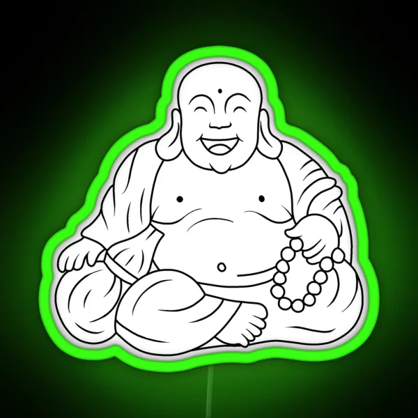 Fat Buddha RGB Neon Sign