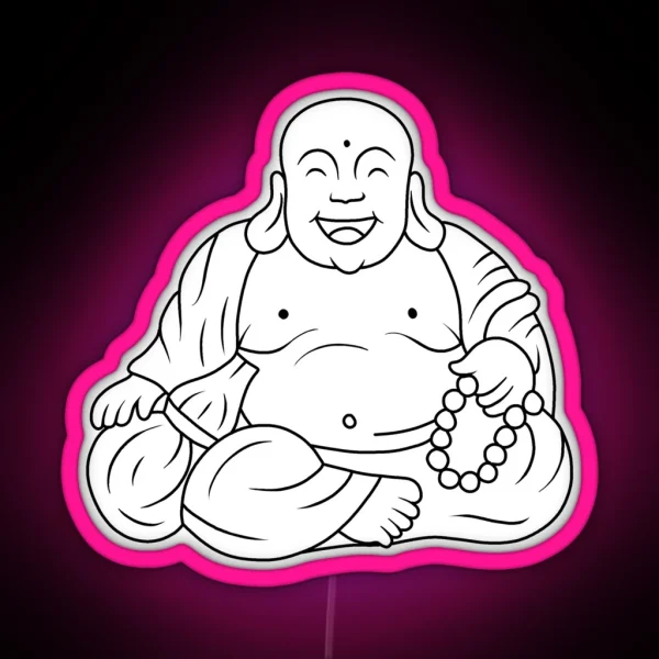 Fat Buddha RGB Neon Sign