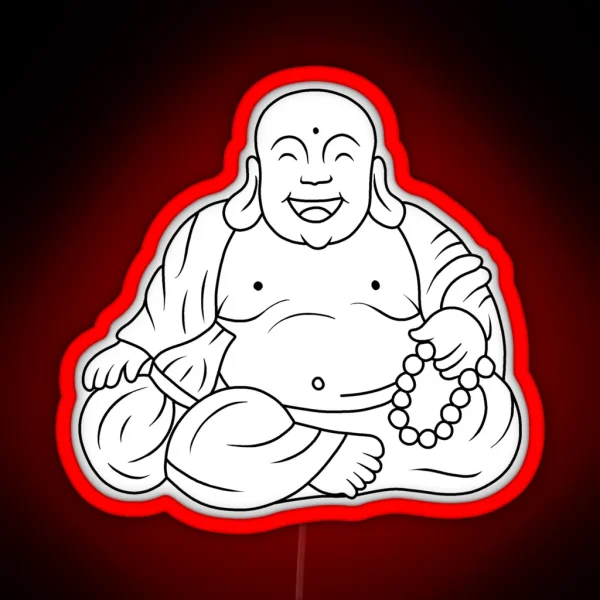 Fat Buddha RGB Neon Sign
