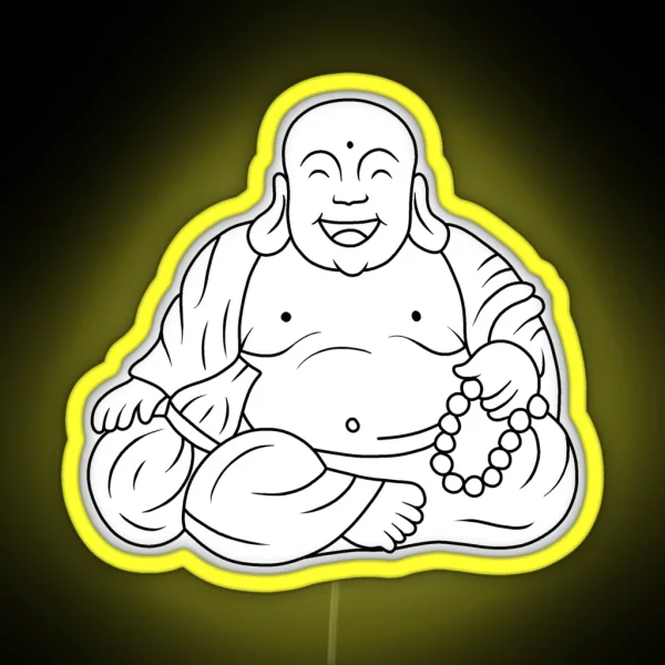 Fat Buddha RGB Neon Sign